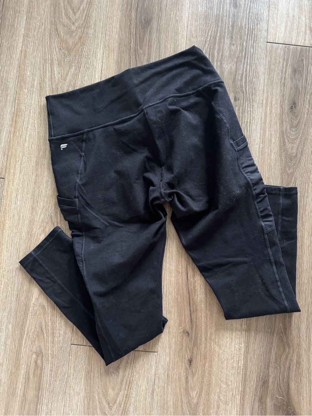 Fabletics Powerhold Black High-Rise Pocket Leggings